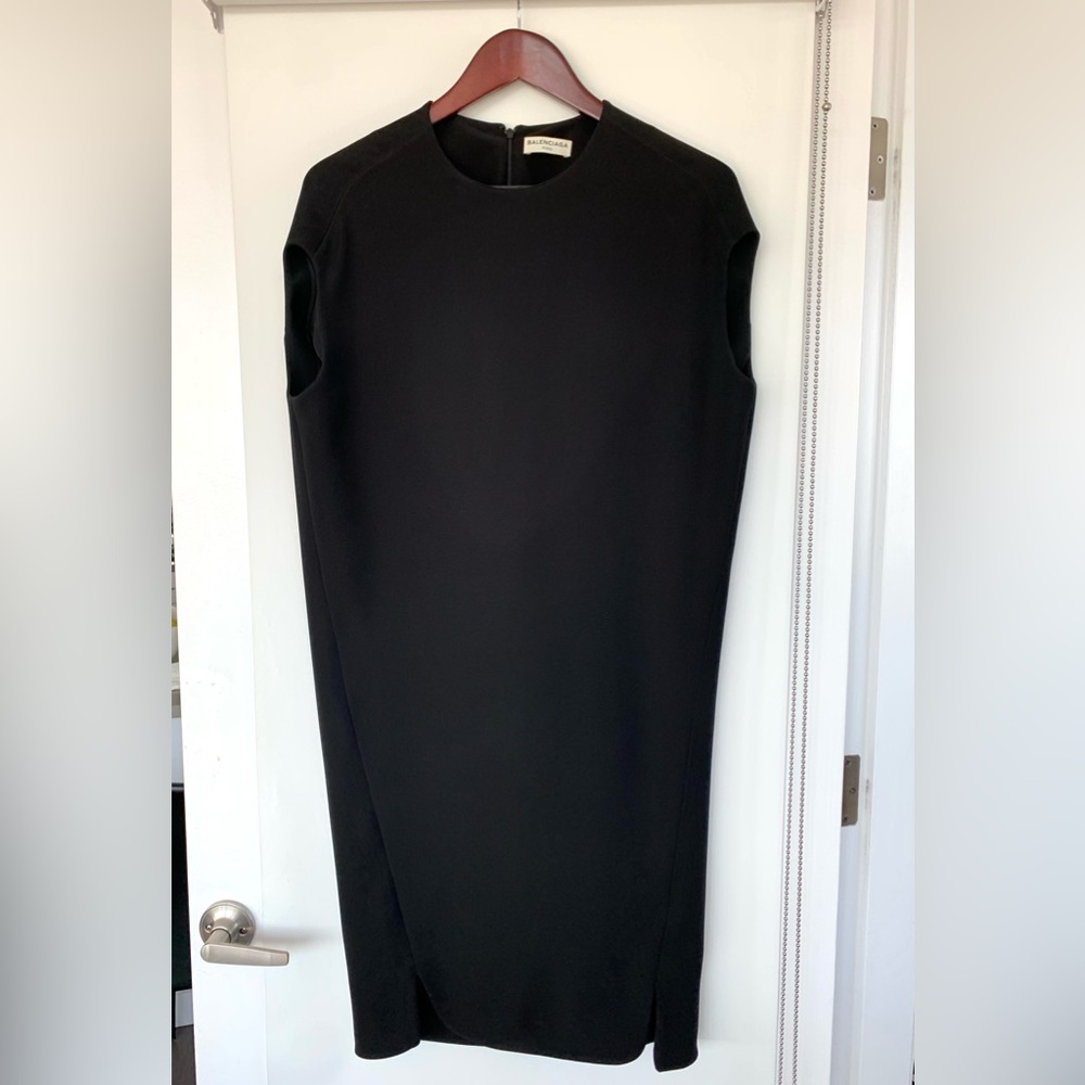 Balenciaga black dress